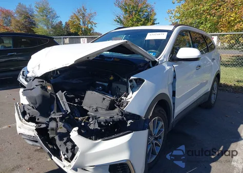 2017 Hyundai Santa Fe Se from USA, damaged, VIN KM8SMDHF4HU209870